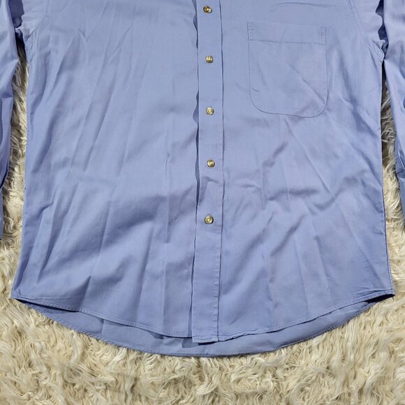 Burberry London Button Down Long Sleeve Blue Shirt - Size M - Picture 3 of 16